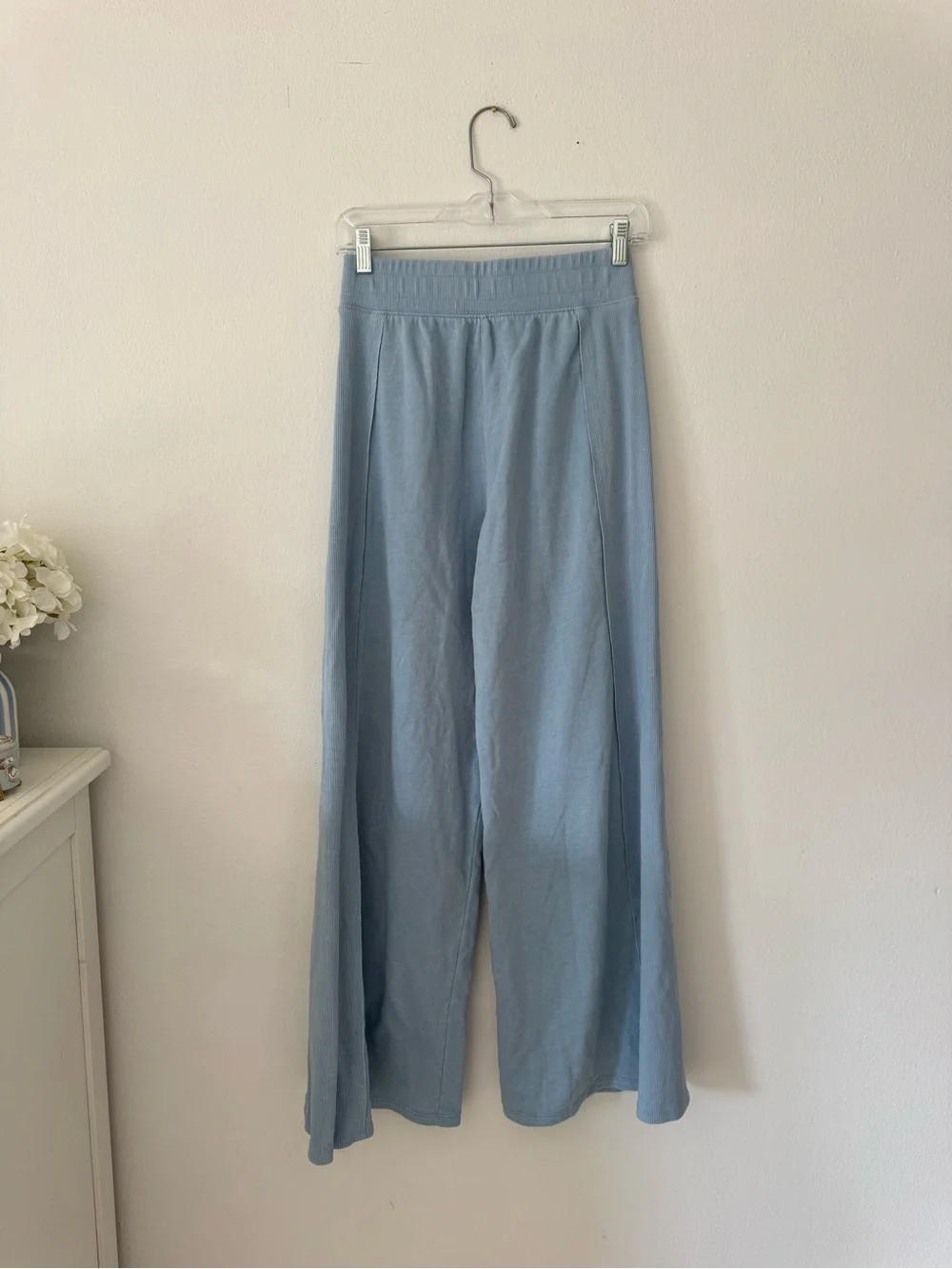 Free People Light Blue Wide-Leg Matching Set